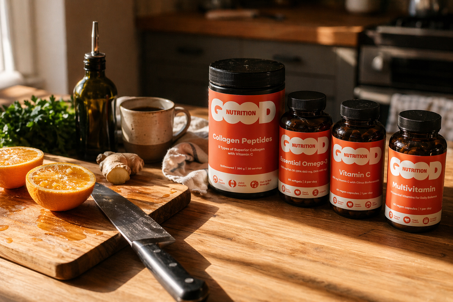 Good Nutrition produkty na kuchynskej linke — začalo to potrebou vlastnej rodiny