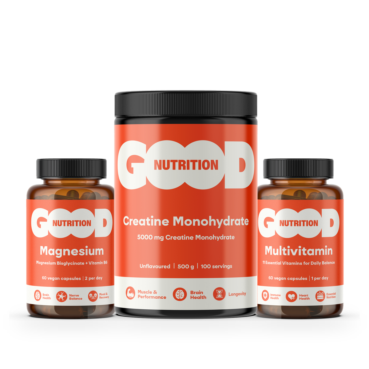 Performance Core — Kreatín monohydrát, Horčík bisglycinát, Multivitamín